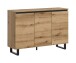 Sideboard >Tomasa< in Evoke Oak - 120x84x36cm (BxHxT)