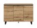 Sideboard >Tomasa< in Evoke Oak - 120x84x36cm (BxHxT)