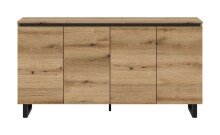 Sideboard >Tomasa< in Evoke Oak - 160x84x36cm (BxHxT)