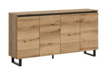 Sideboard >Tomasa< in Evoke Oak - 160x84x36cm (BxHxT)