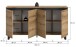 Sideboard >Tomasa< in Evoke Oak - 160x84x36cm (BxHxT)