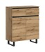 Kommode >Tomasa< in Evoke Oak - 80x99x36cm (BxHxT)