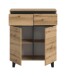 Kommode >Tomasa< in Evoke Oak - 80x99x36cm (BxHxT)