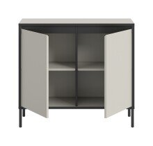 Kommode >Tron< in kaschmir - 92x83x38cm (BxHxT)