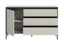 Sideboard >Tron< in kaschmir - 136x83x38cm (BxHxT)