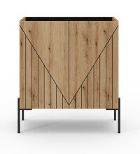 Kommode >Neo< in Evoke Oak - 80x91x40cm (BxHxT)