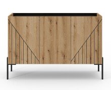 Sideboard >Neo< in Evoke Oak - 120x81x40cm (BxHxT)