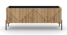 Lowboard >Neo< in Evoke Oak - 153x62x40cm (BxHxT)
