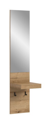 Garderobenpaneel >Naro< in Evoke Oak - 35x160x37cm (BxHxT)