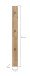 Garderobenpaneel >Naro< in Evoke Oak - 15x160x2cm (BxHxT)
