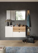 Garderoben-Set >Naro< in Weiß - 158x194x37cm...