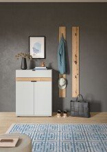 Garderoben-Set >Naro< in Grau - 150x194x37cm (BxHxT)