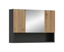 Badezimmerspiegelschrank >Mone< in Basalt / Artisan...