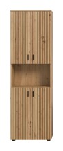 Hochschrank >Mone< in artisan oak - 60x192x30cm...