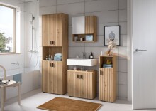 Hochschrank >Mone< in artisan oak - 60x192x30cm (BxHxT)