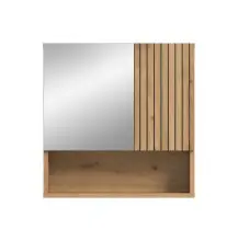 Badezimmerspiegelschrank >Mone< in artisan oak -...
