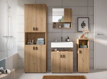 Badezimmer-Set >Mone< in artisan oak - 180x192x30cm...