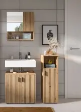 Badezimmer-Set >Mone< in artisan oak - 105x180x30cm...