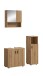 Badezimmer-Set >Mone< in artisan oak - 105x180x30cm (BxHxT)