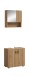 Badezimmer-Set >Mone< in artisan oak - 60x180x30cm (BxHxT)
