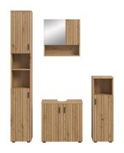 Badezimmer-Set >Mone< in artisan oak - 150x192x30cm (BxHxT)