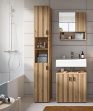 Badezimmer-Set >Mone< in artisan oak - 105x192x30cm...