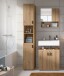 Badezimmer-Set >Mone< in artisan oak - 105x192x30cm (BxHxT)