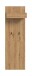Garderobenpaneel >Drive< in artisan oak - 160x50x6cm (BxHxT)