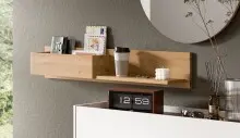Hängeregal >Drive< in artisan oak - 19x110x16cm (BxHxT)
