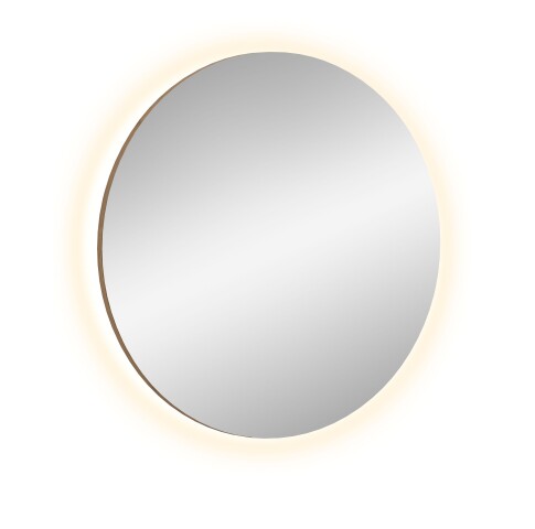 Spiegel >Drive< in artisan oak - 70x70x6cm (BxHxT)