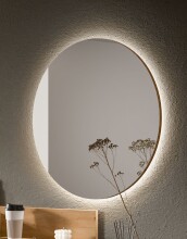 Spiegel >Drive< in artisan oak - 70x70x6cm (BxHxT)