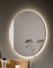 Spiegel >Drive< in artisan oak - 70x70x6cm (BxHxT)