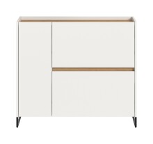 Schuhkommode >Drive< in Weiß - 97x110x32cm (BxHxT)