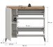 Schuhkommode >Drive< in Weiß - 97x110x32cm (BxHxT)
