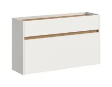 Schuhkommode >Drive< in Weiß - 61x110x32cm...