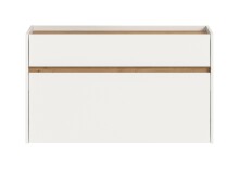 Schuhkommode >Drive< in Weiß - 61x110x32cm (BxHxT)