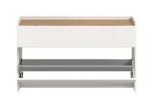 Schuhkommode >Drive< in Weiß - 61x110x32cm (BxHxT)