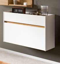 Schuhkommode >Drive< in Weiß - 61x110x32cm (BxHxT)