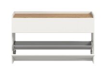 Schuhkommode >Drive< in Weiß - 61x110x32cm (BxHxT)