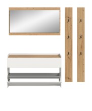 Garderoben-Set >Drive< in Weiß - 192x172x32cm (BxHxT)