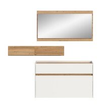 Garderoben-Set >Drive< in Weiß - 192x140x32cm (BxHxT)