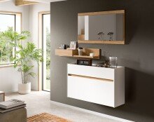 Garderoben-Set >Drive< in Weiß - 192x140x32cm...