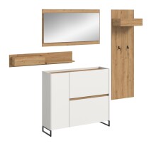 Garderoben-Set >Drive< in Weiß - 192x175x32cm...