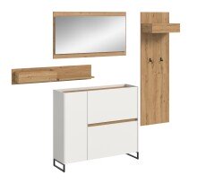 Garderoben-Set >Drive< in Weiß - 192x175x32cm (BxHxT)