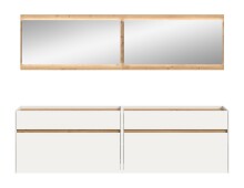 Garderoben-Set >Drive< in Weiß - 192x220x32cm (BxHxT)