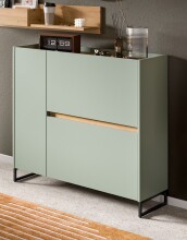 Schuhkommode >Drive< in Salbei - 97x110x32cm (BxHxT)