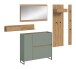 Garderoben-Set >Drive< in Salbei - 192x236x32cm (BxHxT)