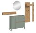 Garderoben-Set >Drive< in Salbei - 197x236x32cm (BxHxT)