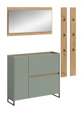 Garderoben-Set >Drive< in Salbei - 192x172x32cm...