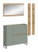 Garderoben-Set >Drive< in Salbei - 192x172x32cm (BxHxT)